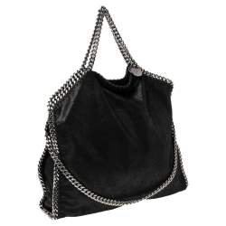 Pre Owned حقيبة يد توتس ستيلا مكارتني فالابيلا جلد صناعي أسود صغيرة