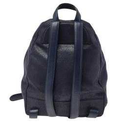 Pre Owned Stella McCartney Dark Blue Faux Suede Falabella Backpack