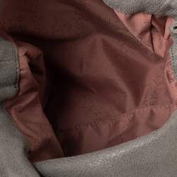 Pre Owned Stella McCartney Grey Faux Suede Mini Falabella Tote