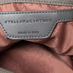 Pre Owned Stella McCartney Grey Faux Suede Mini Falabella Tote