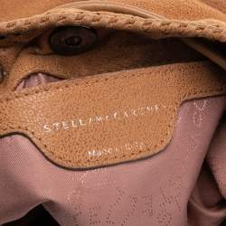 Pre Owned Stella McCartney Brown Faux Suede Falabella Drawstring Bucket Bag