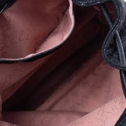 Pre Owned Stella McCartney Black Faux Leather Falabella Mini Backpack