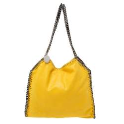 Stella McCartney Yellow Submarine Falabella Mini Tote in Green | Lyst