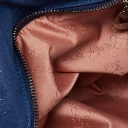 مملوكة مسبقًا Stella McCartney Blue Faux Suede Falabella Tote