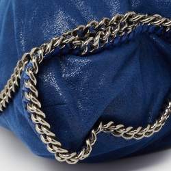 مملوكة مسبقًا Stella McCartney Blue Faux Suede Falabella Tote