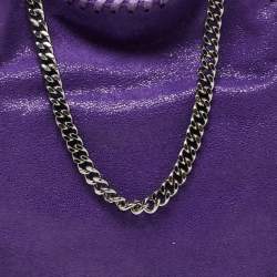 Pre Owned Stella McCartney Purple Faux Leather Mini Falabella Tote