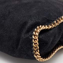 مملوكة مسبقًا Stella McCartney Black Faux Leather Small Falabella Tote