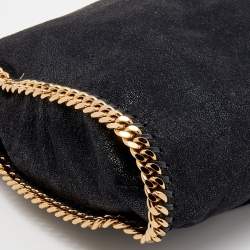 مملوكة مسبقًا Stella McCartney Black Faux Leather Small Falabella Tote