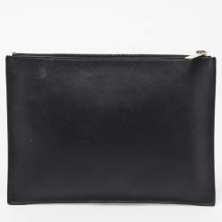 Stella McCartney Black/Silver Faux Leather Cavendish Stars Clutch