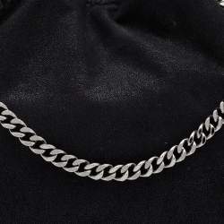 Pre Owned Stella McCartney Black Faux Leather Small Falabella Tote