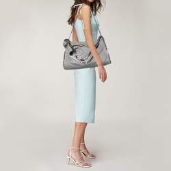 مملوكة مسبقًا Stella McCartney Grey Faux Suede Small Falabella Tote