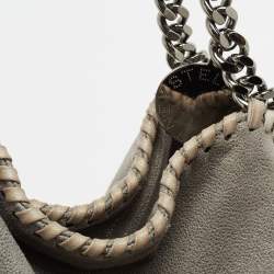 مملوكة مسبقًا Stella McCartney Grey Faux Suede Small Falabella Tote