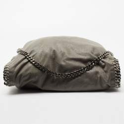 مملوكة مسبقًا Stella McCartney Grey Faux Suede Small Falabella Tote