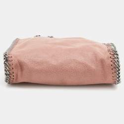 Pre Owned Stella McCartney Dusty Pink Faux Leather Tiny Falabella Tote 