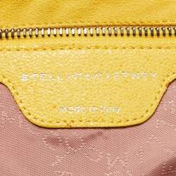 Stella McCartney Yellow Faux Suede Falabella Tote