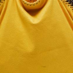 Stella McCartney Yellow Faux Suede Falabella Tote
