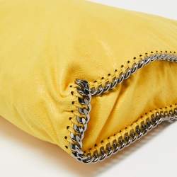 Stella McCartney Yellow Faux Suede Falabella Tote