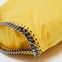 Stella McCartney Yellow Faux Suede Falabella Tote