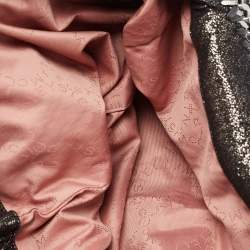 مملوكة مسبقًا حقيبة يد توتس ستيلا مكارتني فالابيلا جلد صناعي ميتالك أسود صغيرة