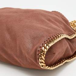 Pre Owned Stella McCartney Brown Faux Suede Falabella Tote