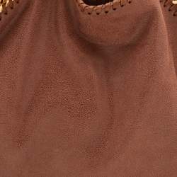 Pre Owned Stella McCartney Brown Faux Suede Falabella Tote