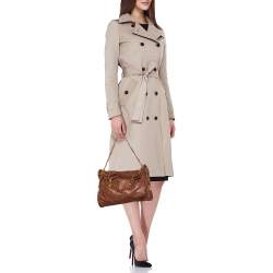 Pre Owned Stella McCartney Brown Faux Suede Falabella Tote