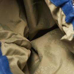 Pre Owned Stella McCartney Blue Faux Suede Falabella Tote