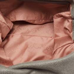 Pre Owned Stella McCartney Grey Faux Suede Mini Falabella Tote