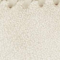  Stella McCartney White Faux Suede and Raffia Medium Falabella Tote