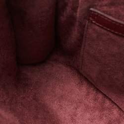 Pre Owned Stella McCartney Purple/Burgundy Woven Faux Leather Falabella Tote 