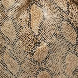 Stella McCartney Beige Canvas Python Effect Falabella Tote