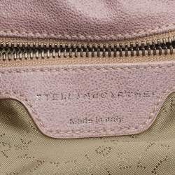 Pre Owned Stella McCartney Light Pink Faux Leather Falabella Tote
