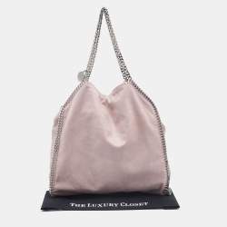Pre Owned Stella McCartney Light Pink Faux Leather Falabella Tote