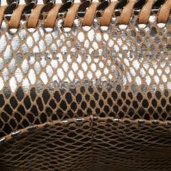 Pre Owned Stella McCartney Silver/Beige Faux Suede Falabella Clutch