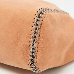 مملوكة مسبقًا Stella McCartney Brown/Grey Faux Suede Reversible Falabella Shopper Tote