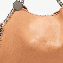 مملوكة مسبقًا Stella McCartney Brown/Grey Faux Suede Reversible Falabella Shopper Tote