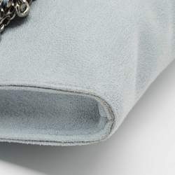Pre Owned Stella McCartney Blue Faux Leather Falabella Shoulder Bag