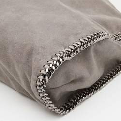 Pre Owned Stella McCartney Grey Faux Leather Falabella Tote