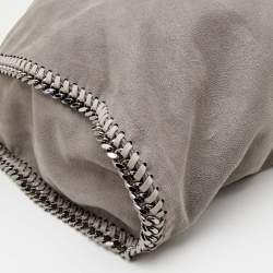 Pre Owned Stella McCartney Grey Faux Leather Falabella Tote