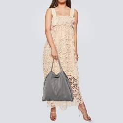 Pre Owned Stella McCartney Grey Faux Leather Falabella Tote