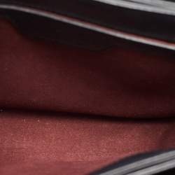 Pre Owned Stella McCartney Black Woven Faux Leather Falabella Box Shoulder Bag