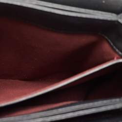 Pre Owned Stella McCartney Black Woven Faux Leather Falabella Box Shoulder Bag