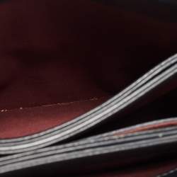 Pre Owned Stella McCartney Black Woven Faux Leather Falabella Box Shoulder Bag