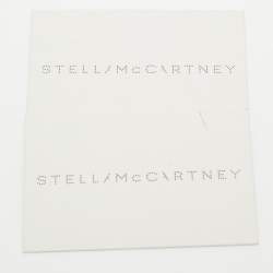 Pre Owned Stella McCartney Black Woven Faux Leather Falabella Box Shoulder Bag