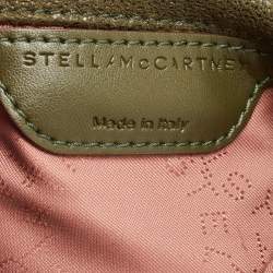 Stella McCartney Military Green Faux Suede Mini Falabella Tote