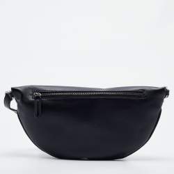 Pre Owned Stella Mccartney Black Faux Leather Belt Bag