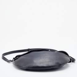 Pre Owned Stella Mccartney Black Faux Leather Belt Bag