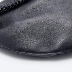 Pre Owned Stella Mccartney Black Faux Leather Belt Bag