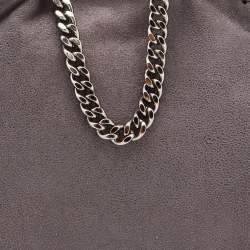 Pre Owned Stella McCartney Grey Faux Suede Tiny Falabella Tote