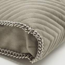 Pre Owned Stella McCartney Grey Faux Leather Small Falabella Tote
